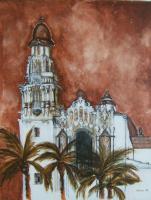 Silvianas Artwork - Spanish Cathedral - Acrylic On Canvas